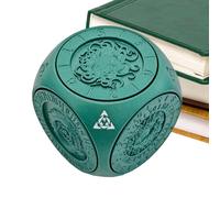 Game Dice, 7-in-1 Standard Set for Board Play, Rotating Geometric Dice with Numbered Faces and Smooth Rolling Design, Gaming Companion for Family Couples Adults Teens Kids Travel