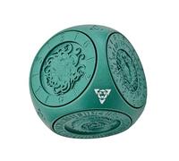 Game Dice - Educational Rotating Geometric Toy for Kids Entertainment, Family Fun with Learning Function, Multi-Use Dice for Travel Board Play, Classroom Activity Tool, Metal