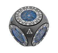 Game Dice - Educational Rotating Geometric Toy for Kids Entertainment, Family Fun with Learning Function, Multi-Use Dice for Travel Board Play, Classroom Activity Tool, Metal