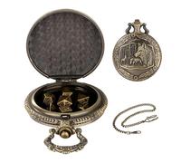 Game Dice Watch Case, Watch Shell Dice Game Set, Family Game Set, Game Accessories, Board Games Accessories with Complex Gear Patterns for Family Gatherings, Theme Parties, Friends Pares