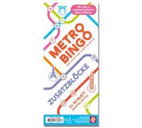 Game Factory 646005 Metro Bingo - Bloques adicionales con 50 Hojas Cada uno