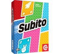 Game Factory 646064 Subito, Juego de Cartas rápido, Juego de Dos Personas, Juego Familiar para 2 a 4 Jugadores, a Partir de 8 años
