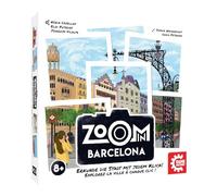 Game Factory 646095 Zoom in Barcelona, Divertido Viaje Urbano para Adultos y niños a Partir de 8 años, Familiar, Juego de Mesa, Color