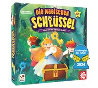Game Factory 646323 Die Magischen Schlüssel, zauberhaftes Würfelspiel Kinder AB 6 Jahren Familiensspiel für 2-4 Spieler, Kinderspiel Des Jahres 2024, Color Las Llaves mágicas