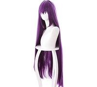 Game Fate Grand Order Lancer Scathach Cosplay Wigs Purple Long Straight Heat Resistant Synthetic Hair Party Cosplay Costume Wig