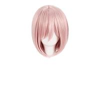 Game Fate Grand Order Mash Kyrielight Cosplay Wigs Pink Short Heat Resistant Synthetic Hair Wig + Wig Cap