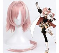 Game Fate Grand Order Pelucas de Cosplay Astolfo Kuro No Rider Peluca de Cosplay Peluca sintética resistente al calor Fiesta de Halloween FGO Cosplay