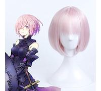 Game Fate Grand Order Pelucas de Cosplay Mash Kyrielight Peluca de Cosplay Peluca sintética Cabello Fiesta de Halloween Mujeres FGO Matthew Kyrielite