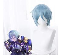 Game Fate Grand Order Pelucas de Cosplay Prince of Lanling Peluca de Cosplay Peluca Sintética Resistente al Calor Fiesta de Carnaval de Halloween