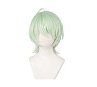 Game Fire Emblem ThreeHouses Byleth Beleth Cosplay Wig Mint Green Heat Resistant Synthetic Hair Wigs + Wig Cap Short Wig