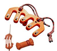 Game & Gear Sistema de aparejos y bloque de polipasto, polipasto de caza ultraligero, herramienta de elevación liviana, para caza en el campo y actividades al aire libre para acampar Orange 1 pcs