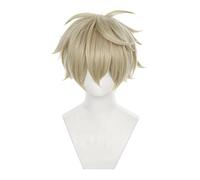Game Genshin Impact Cosplay Bennett Wigs Short Men Cosplay Heat Resistant Synthetic Fake hair Halloween