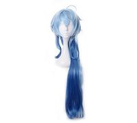 Game Genshin Impact Cosplay Halloween Ganyu Cosplay Wig Genshin Impact Gan Yu Cosplay Hair + Wig Cap