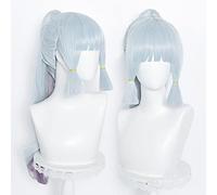 Game Genshin Impact Kamisato Ayaka Cosplay Wig Genshin Impact Kamisato Halloween Synthetic Hair