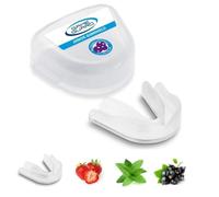 GAME GUARD protector bucal para hervir y morder/protector de encías - protector bucal moldeable/protectores de encías - júnior/niños/jóvenes - Aprobado por CE, deportes escolares, rugby, baloncesto