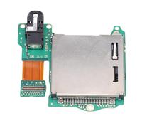 Game Host Card Slot, Console Game Card Reader Slot Precise Fit Replacement for Switchs Game Console with Premium Metal PCB Materials