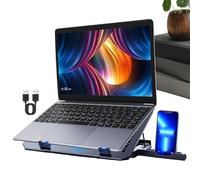 Game Laptop Cooling Pad,Adjustable Desk Notebook Stand - Laptop Cooler Cooling Pad,for Desk Work Meeting Travel Office Bedroom14.17x10.24anti Slip Desks Computer Notebook Riser Stand Adjustable Inches