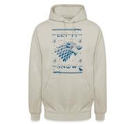 Game Let it Snow of Thrones - Sudadera con capucha para Navidad, piedra natural, S