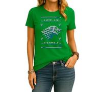 Game Let it Snow of Thrones | Ugly Christmas Sweater Navidad Sudadera Mujer Camiseta, verde, S