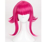 Game LOL Annie Hastur Cosplay Wig the Dark Child 45cm Rose red Heat Resistant Synthetic Hair Wig + Wig Cap