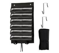 Game Mat Holder - 23.43x15.55x0.79in Non-Woven, PVC Organizer Bag, Transparent Slots Game Accessories Holder, Family Gatherings Birthday Party Play Area Home | Storage Hooks Board Games Supplies