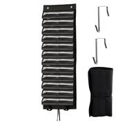 Game Mat Tube Holder - Transparent Slots Storage Bag | Non Woven Accessories Organizer for Play Area Room Wall Bedroom Door Family Gatherings Birthday Party, 7 Holes or 13 Holes Options