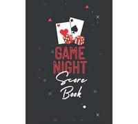 Game Night Score Book: Score Keeping Notebook for Group Games and Family Game Nights for Keeping Track of Players, Games and Rounds