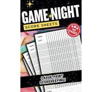 Game Night Score Sheets: 110 Simple Score Pads for Many Family Games | Travel Size Score Pads | Scorepads for Family Fun | 110 pages 6 x 9 inches