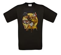 Game of Morte Kung Fu Culto Movie T-Shirt Black XL