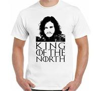 Game of Throne T-Shirt King of The North Jon Snow Mens Funny Got John S