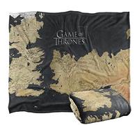 GAME OF THRONES Blanket, 152 x 127 cm, Westeros Map, Silky Touch Super Soft Throw Blanket
