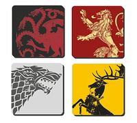 Game of Thrones Coaster 4-Pack Half Moon Bicchieri Boccali