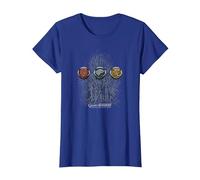 Game of Thrones For The Throne Sigils Camiseta, Mujer, Azul Real, XXL