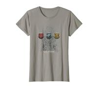 Game of Thrones For The Throne Sigils Camiseta, Mujer, Pizarra, S