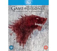 Game of Thrones - Game Of Thrones - Complete Seasons 1 & 2 (10 Blu-Ray) [Edizione: Regno Unito] [Reino Unido] [Blu-ray]