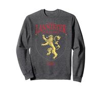 Game of Thrones House Lannister Sigil Sudadera, Unisex para Adultos, Jaspeado Oscuro, S