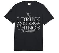 Game of Thrones I Drink and Know Things Stacked Comfort Colors Adult Heavyweight T-Shirt