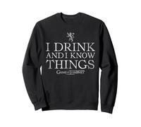 Game of Thrones I Drink and Know Things Stacked Sudadera