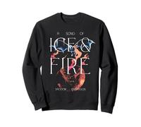 Game of Thrones Ice and Fire Drogon Versus Ice Dragon Sudadera