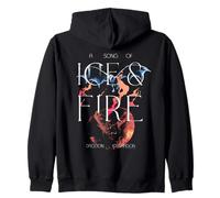Game of Thrones Ice and Fire Drogon Versus Ice Dragon Sudadera con Capucha