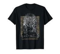 Game of Thrones Iron Throne Camiseta, Hombre, Negro, L