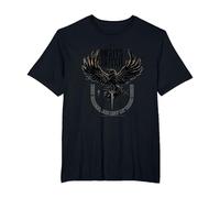 Game of Thrones The Night's Watch Night Gathers Camiseta, Hombre Tallas Grandes, Negro, 3X Alto