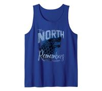 Game of Thrones The North Remembers Camiseta sin Mangas, Hombre, Azul Real, L