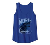 Game of Thrones The North Remembers Camiseta sin Mangas, Mujer, Azul Real, XL