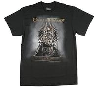 Game of Thrones The Throne Negro - Camiseta de Negro Medium