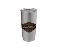Game of Thrones Title Sequence Logo Vaso térmico de acero inoxidable de doble pared