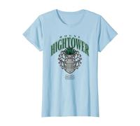 Game of Thrones Varsity Hightower Camiseta, Mujer, Azul Bebé, XL