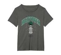 Game of Thrones Varsity Hightower Camiseta, Mujer Tallas Grandes, Asfalto, 3XL Grande