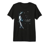 Game of Thrones White Walker Snow Portrait Camiseta Premium