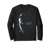 Game of Thrones White Walker Snow Portrait Manga Larga